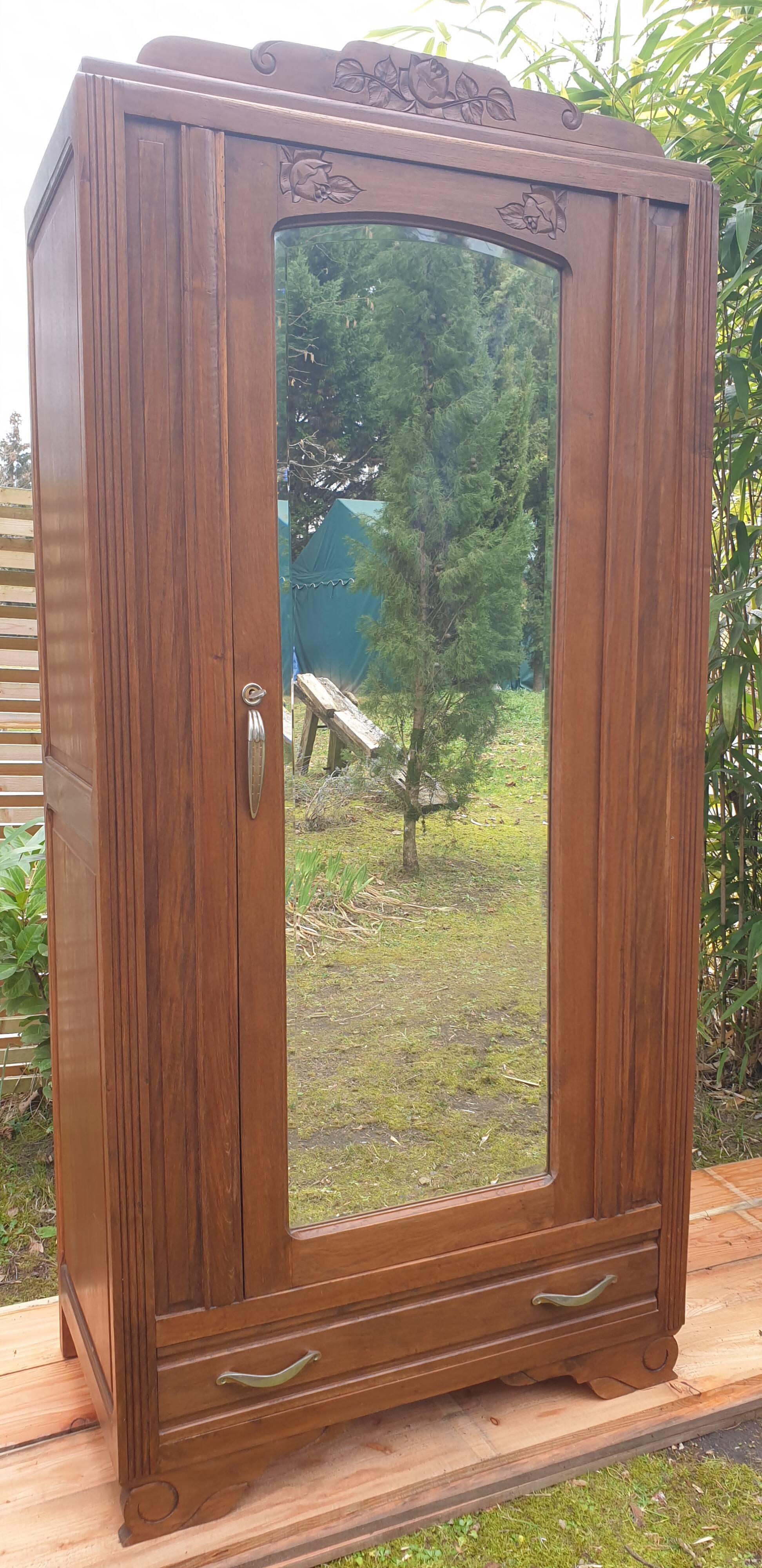 Oak cabinet wardrobe