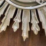70'S golden resin sun mirror