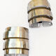 Pair of sculptural wall lights in brass – Werner Schou - Coronell Elektro