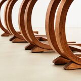 Bas van Pelt Rare Set of 6 Dining Chairs for My Home 1936