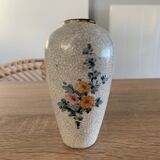 Vase motifs fleurs