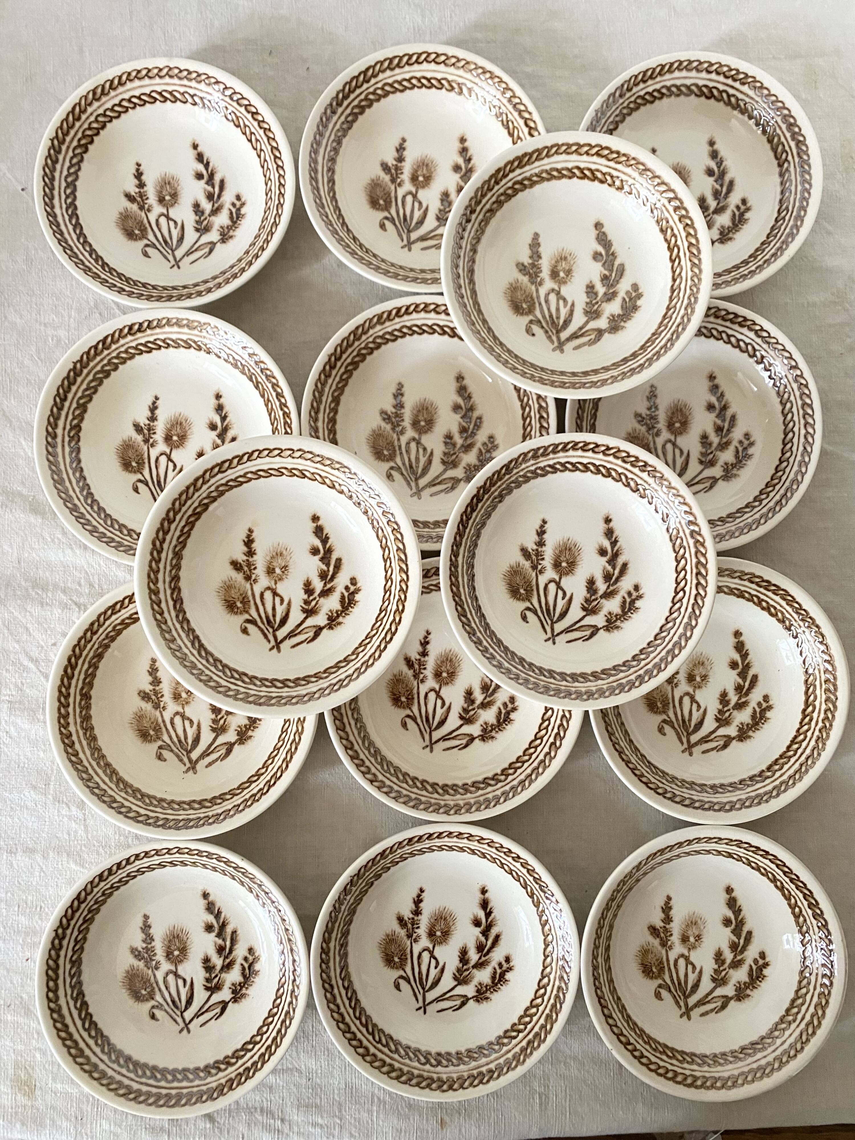 70s dessert bowls