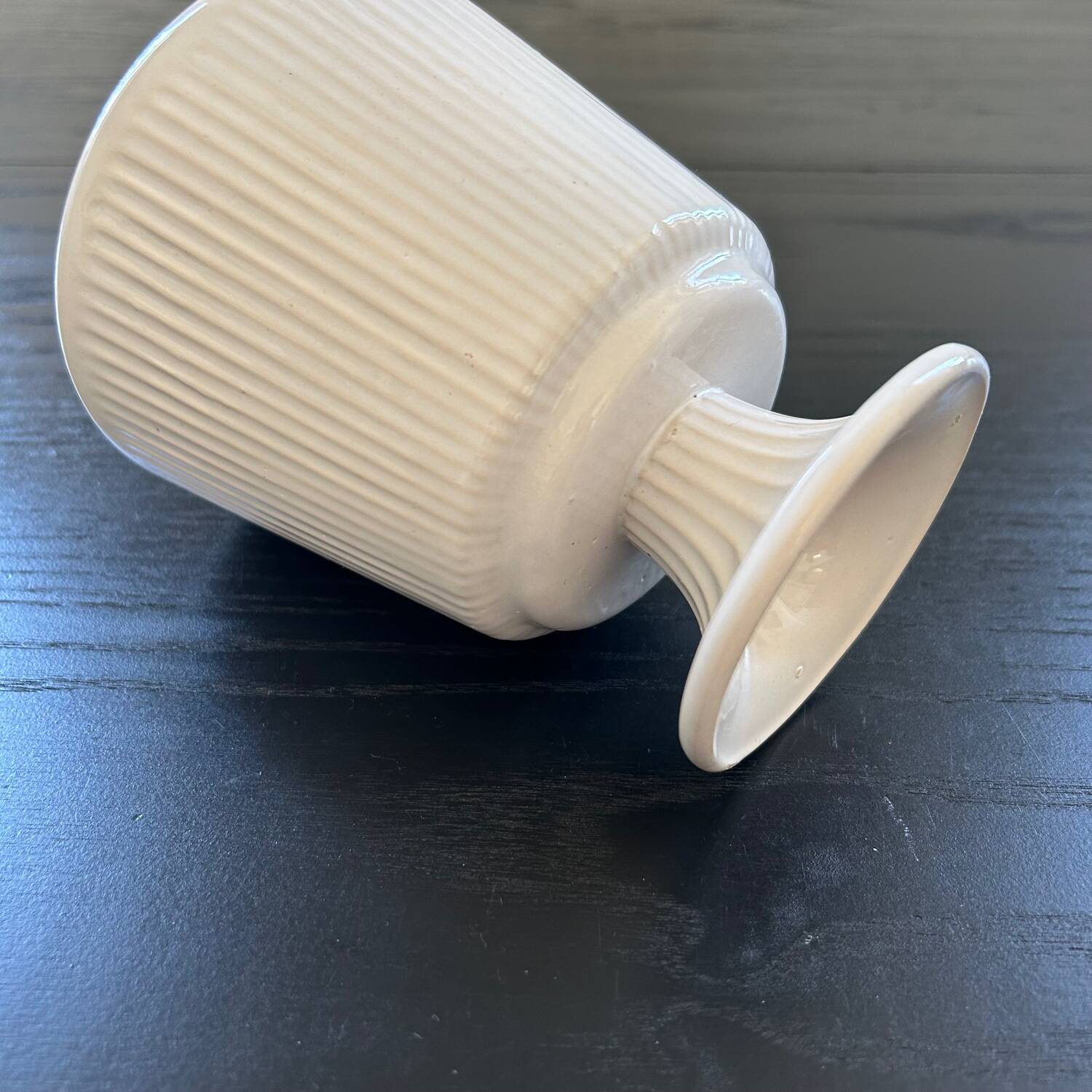 White Scandinavian vase