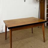 Vintage wooden table with extensions