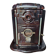 Vintage Godin Art Deco cast iron stove in aubergine enamel.
