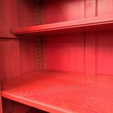 Bookcase in patinated oak