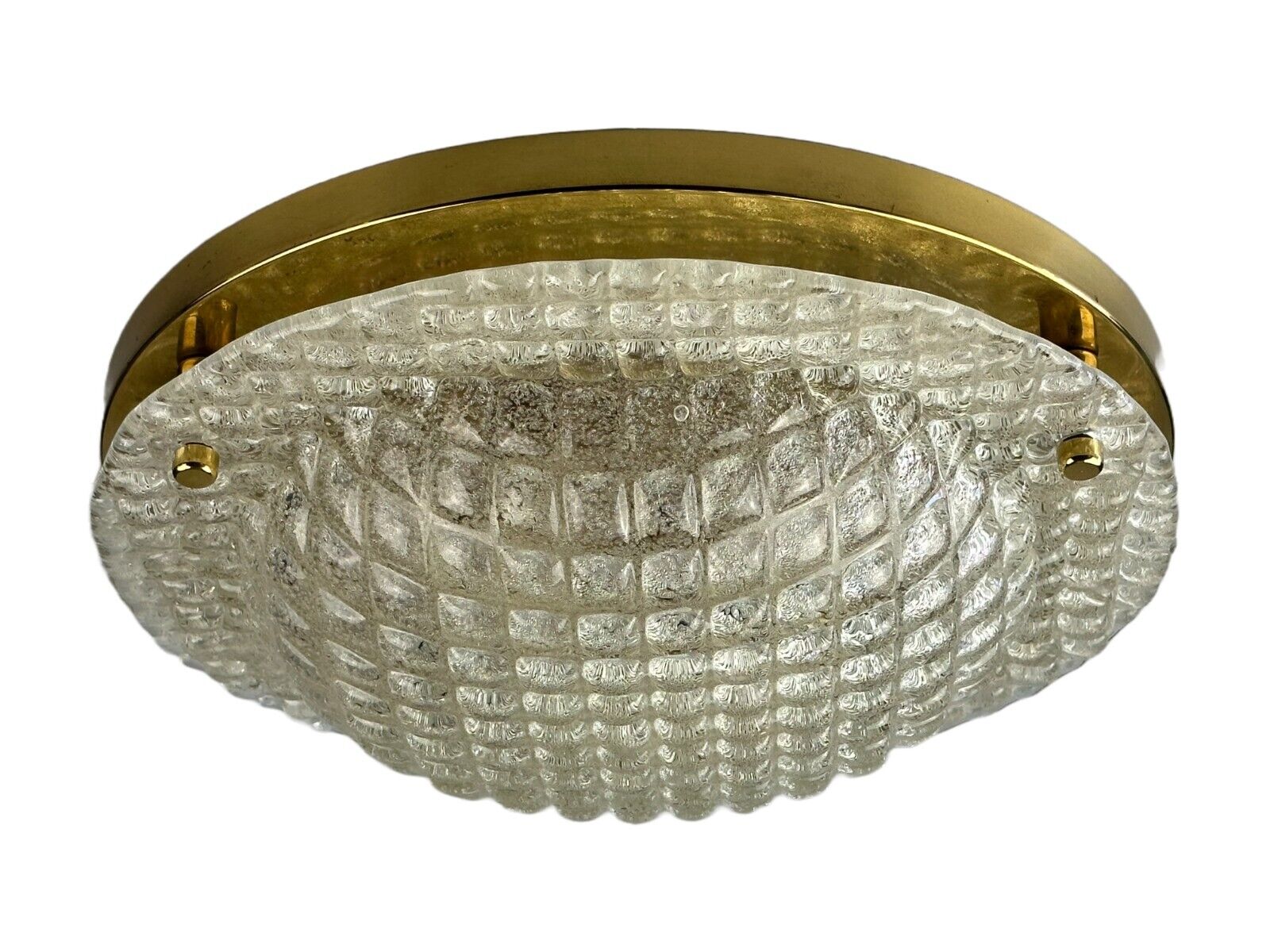 60s 70s Plafoniere ceiling lamp by Fischer Leuchten Germany Space Age