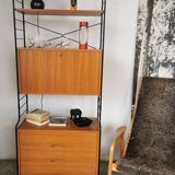 Scandinavian-style modular shelf, bookcase