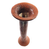 Vase moucheté artisanal