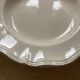 Set de 8 assiettes creuse "Ivoire à godrons" Digoin Sarreguemines