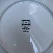 Vintage porcelain plate from Tuileries with exclusive AUBUSSON decoration.