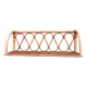 Vintage rattan shelf from the 60s