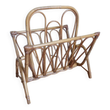 Wicker magazine rack