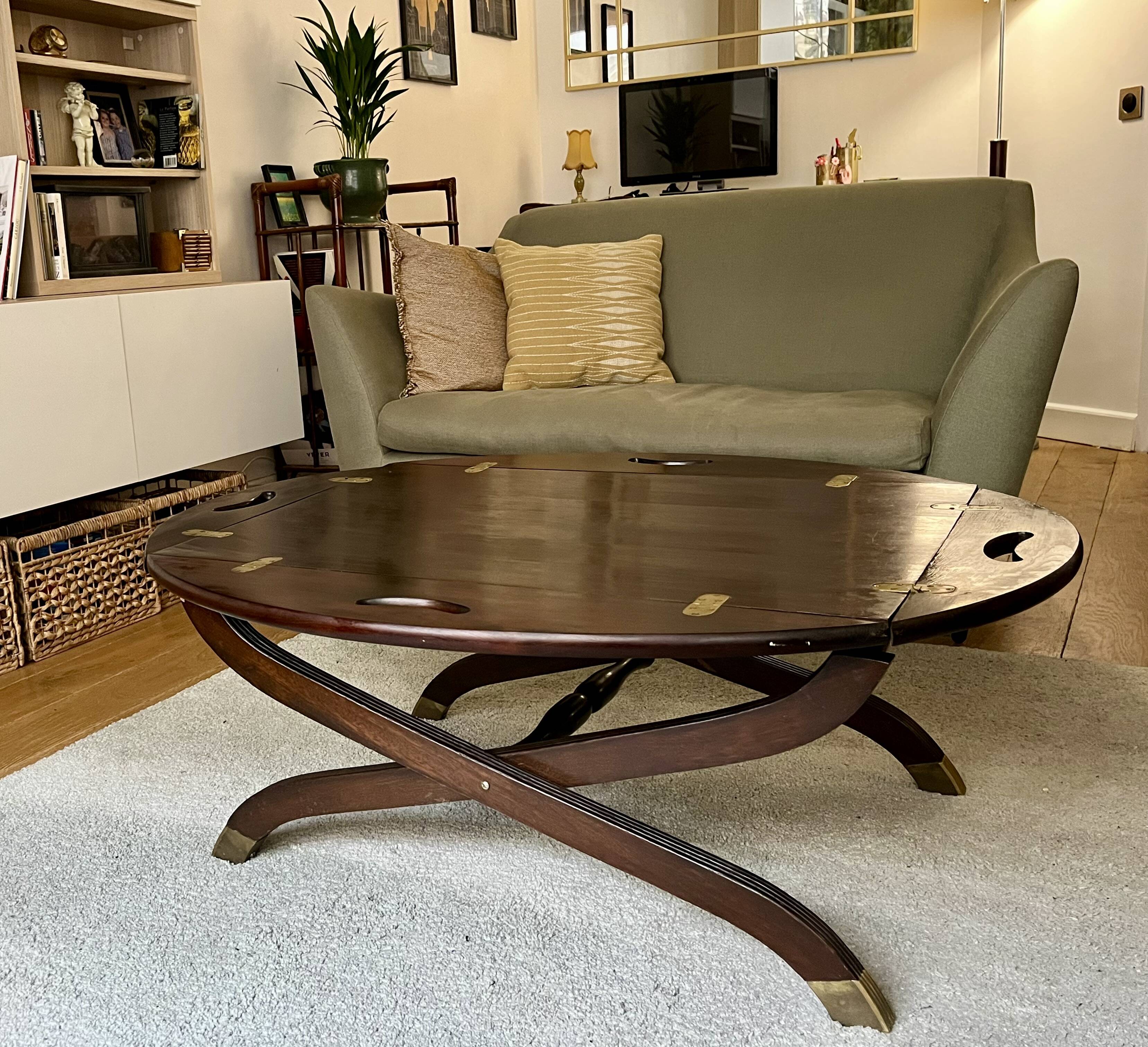 Boat table - Mahogany - Very good condition