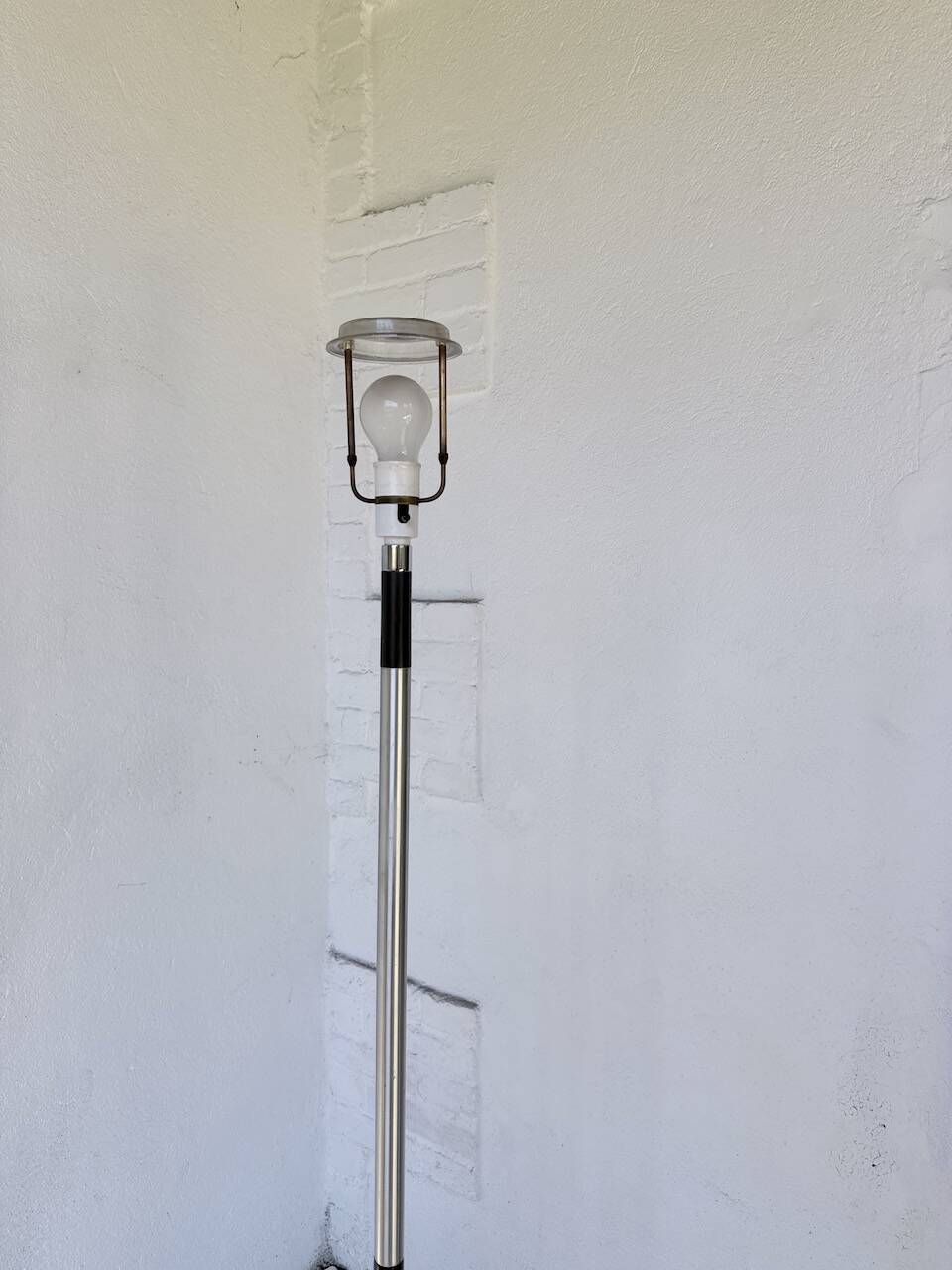 1970s chrome tripod floor lamp Richard