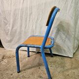Child chair. Kindergarten chair. School chair. 1960.