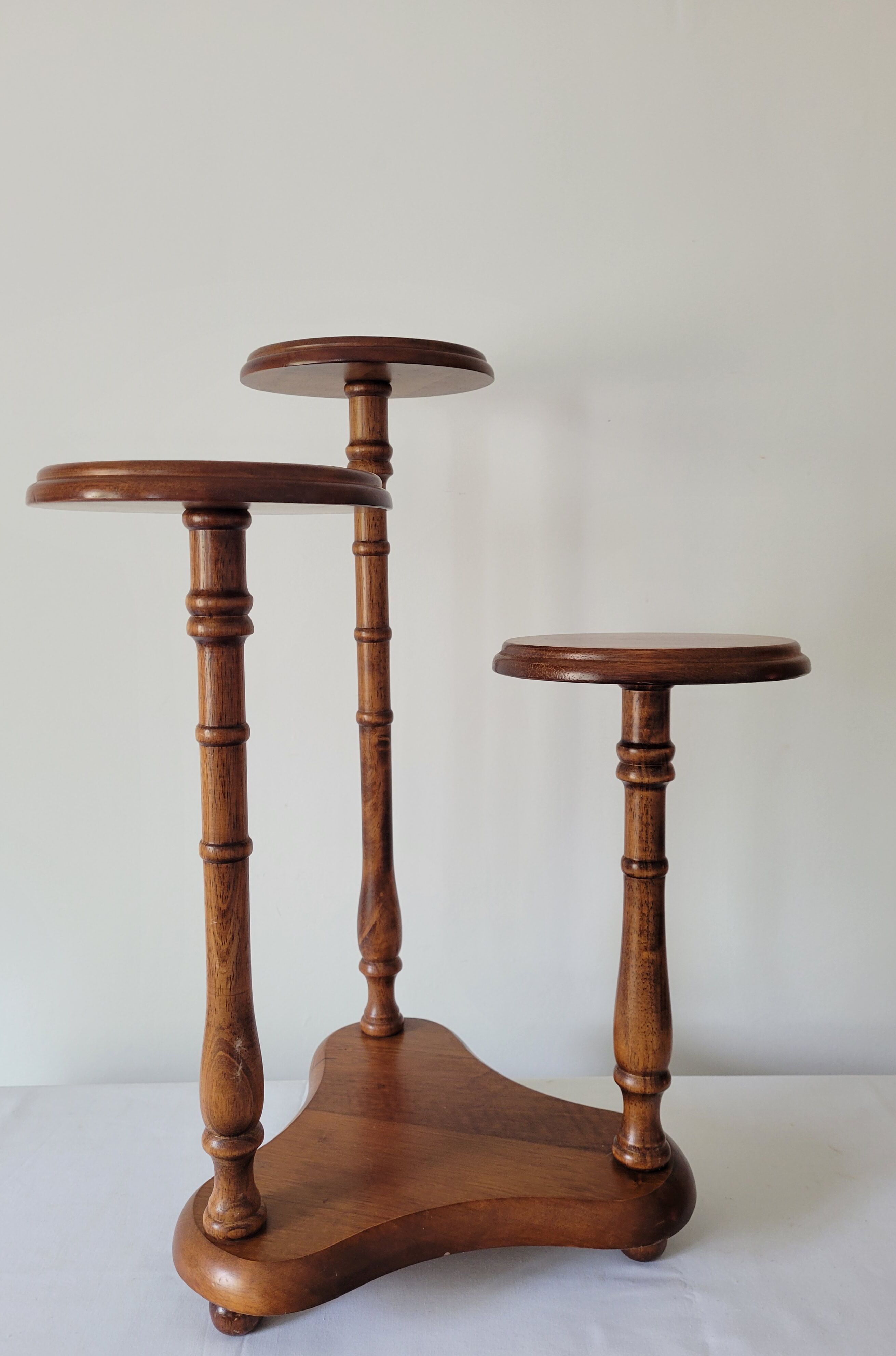 Bamboo faux plant holder