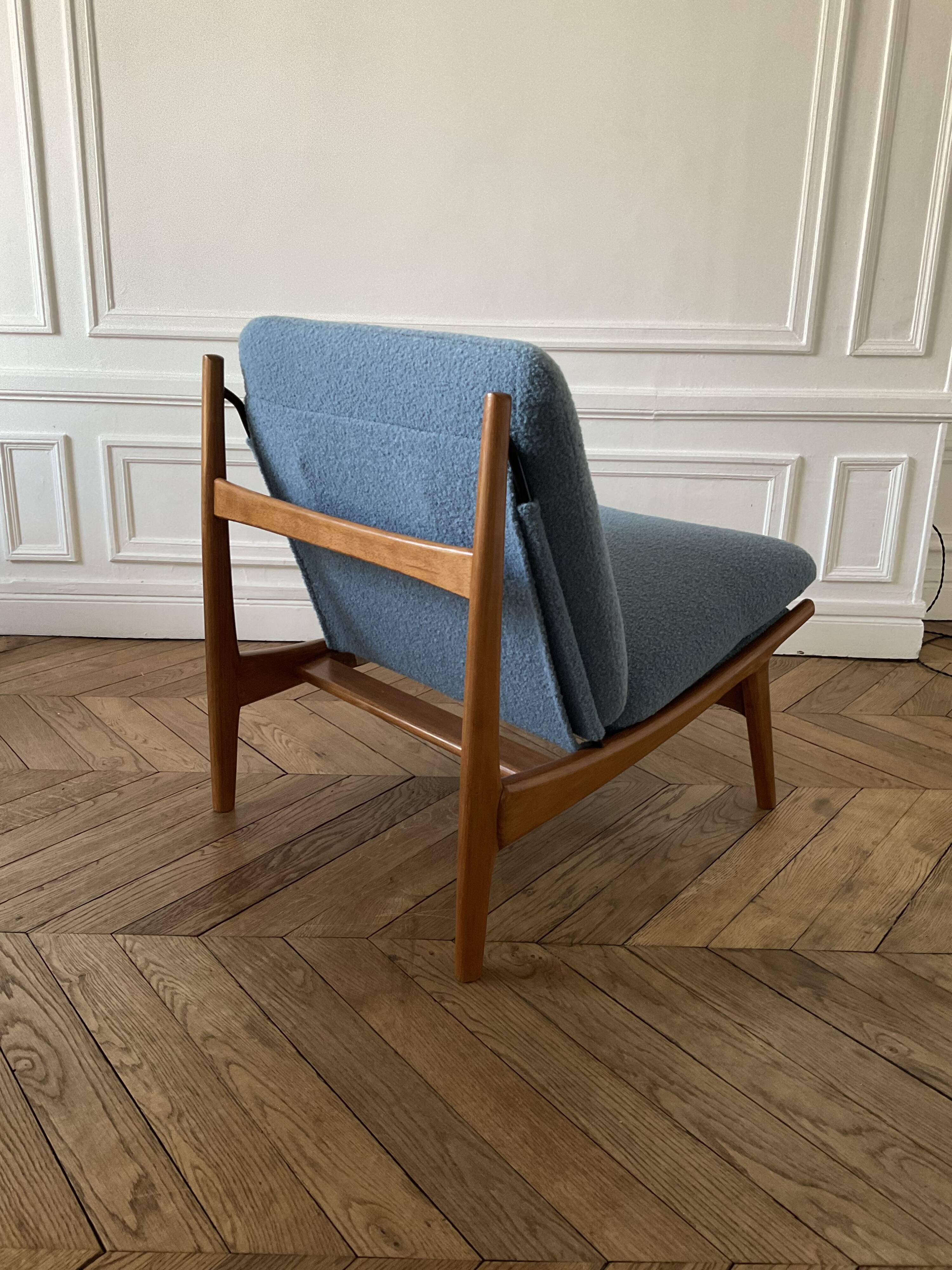Armchair 790 by Joseph-André Motte for Steiner