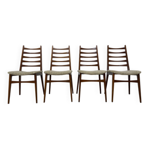 Lot de 4 chaises scandinaves - teck