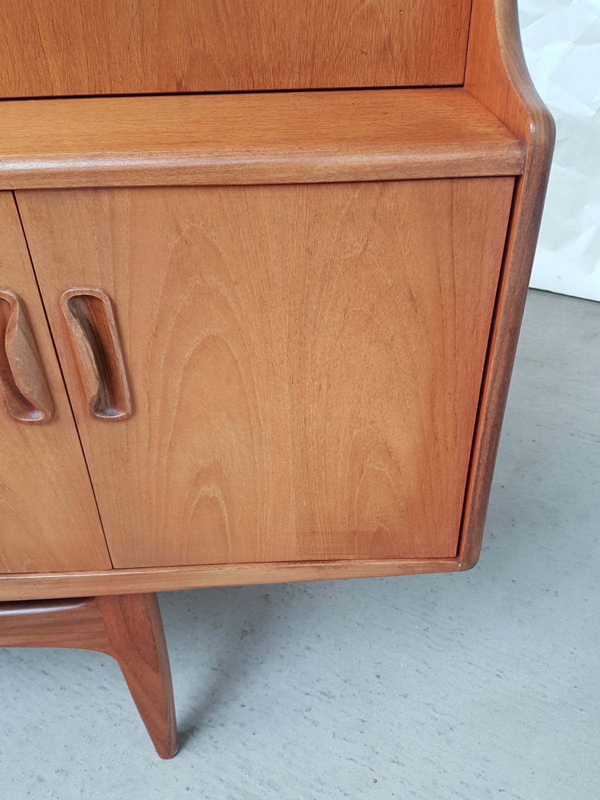 Vtg Mid Century G Plan Fresco Teak Highboard Sideboard Danish Design Retro 60s