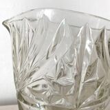 Italy pressed glass pitcher