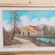 Painting oil on canvas Tuscan landscape R. Morelli 50x70 years 60/70