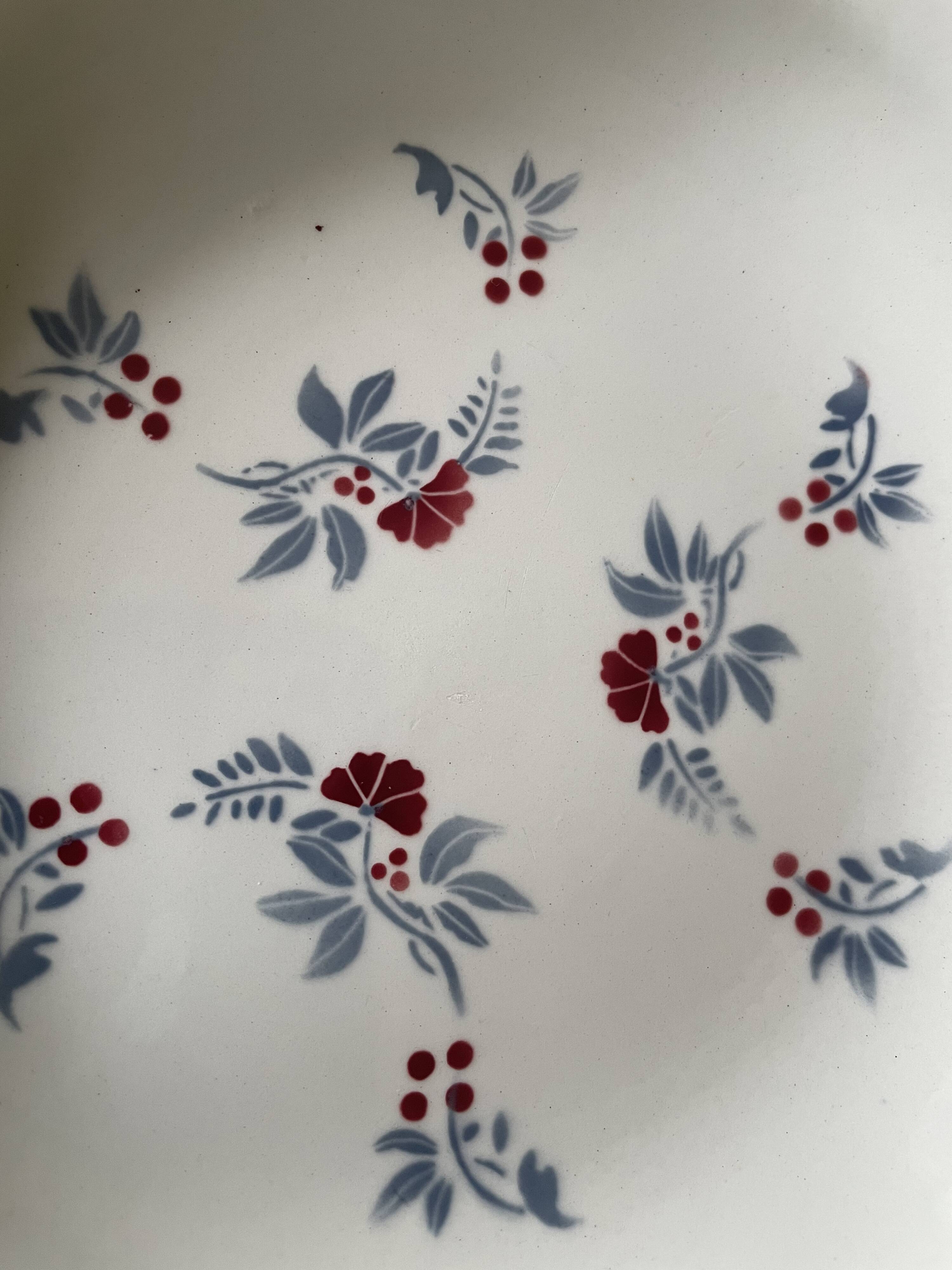 Hollow plates Fenal Frères model Marly