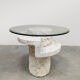 Vintage Mactan stone coffee table Magnussen Ponte 1980