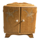 Two-door wooden bedside table
