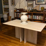Travertine table, unique piece