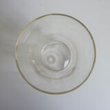 2 old-faceted glasses