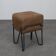 Low stool Bokk in leather by Ka-Lai Chan for Puik Design