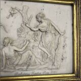 Marble bas-relief, Barbedienne Fondeur, Paris 1859