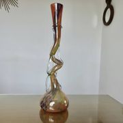 Large soliflore vase made of blown Murano glass, Venetian style, 1970s.