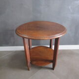 Old oak pedestal table