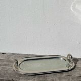 Silver-plated duck dish