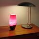 Vintage opaline glass shell-shaped lamp from the 1970s.