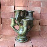 Tamegroute pottery candle holder