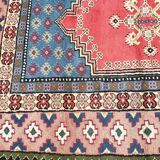 Wool cross oriental carpet :129×185