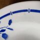 Hollow plates ceranord saint amand blue flower