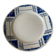 Blue art deco dish Selency x Monoprix Croisé Laroche
