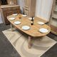 Table de ferme en chêne massif avec rallonges