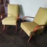 Pair of armchairs, Czechoslovakia 50