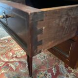 Louis XVI style mahogany flat desk