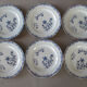 6 assiettes plates+ 6 assiettes creuses Rorstrand Ostindia Sweden East indies ø 21 cm