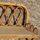 Large rattan wall shelf