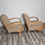 Art Deco Lounge Chairs from Jindřich Halabala, 1950s, Set of 2