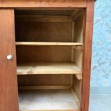Vintage sideboard with sliding doors