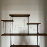 Industrial asymmetrical shelf