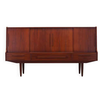 Teak highboard, Danish design, 1960s, production: Denmark